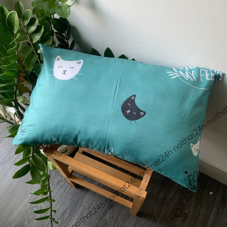 Vỏ Gối Nằm, Vỏ Gối Ôm 40 x 60cm, 50 x 70cm, 35 x 100cm Chất Liệu Cotton Tici