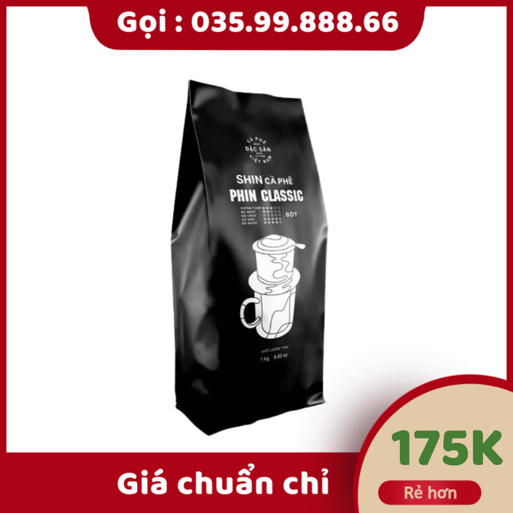 Shin Cafe classic 1kg pha phin cà phê