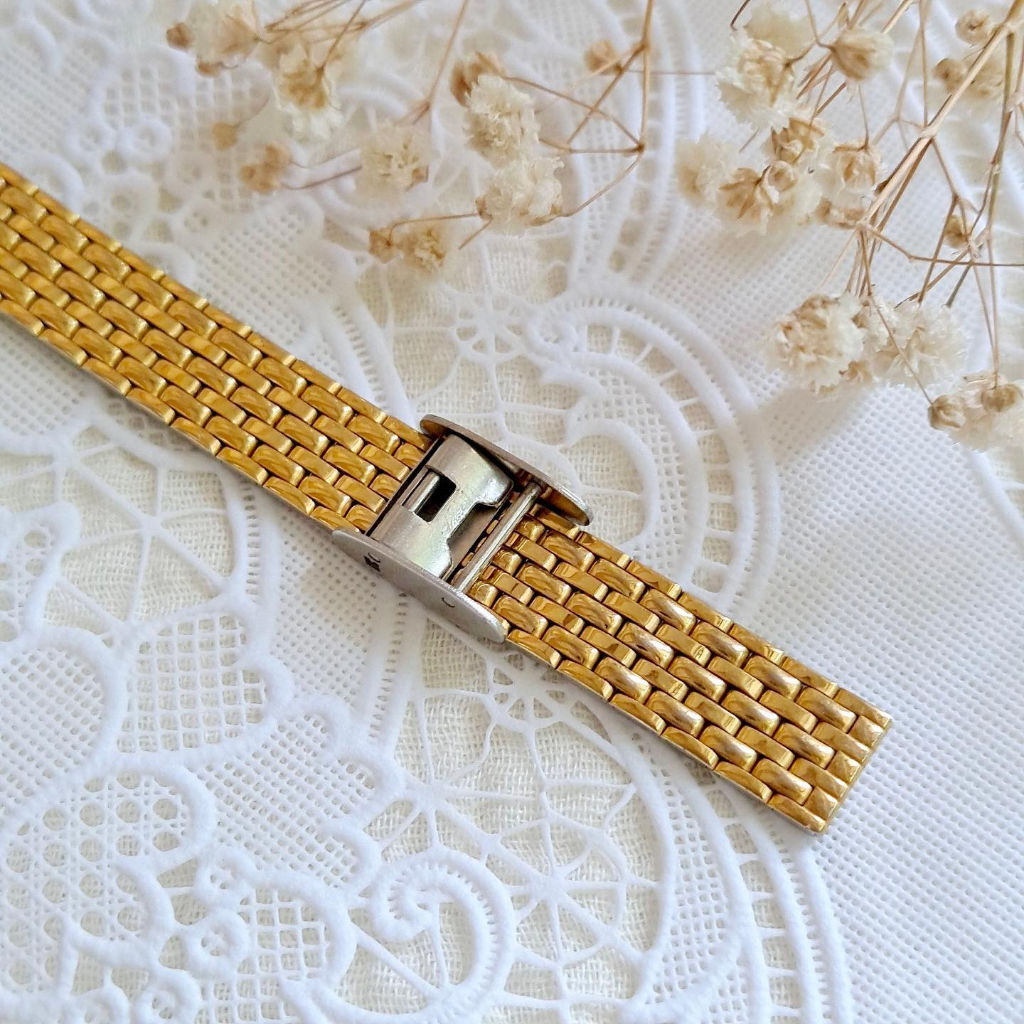 Đồng hồ Si Nhật - Nữ - BUREN Elegance / Mạ vàng toàn thân