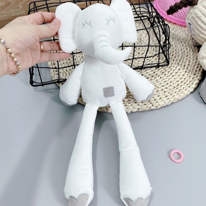 Gấu Bông Cho Bé, Thú Nhồi Bông Bé Ôm Đi Ngủ, Thỏ Bông - Cừu Bông Trắng, Quà tặng, Đồ trag trí, Đồ Chơi Trẻ Em.