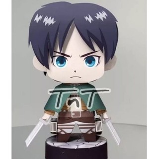 - Mô hình giấy Anime Chibi Eren Yeager