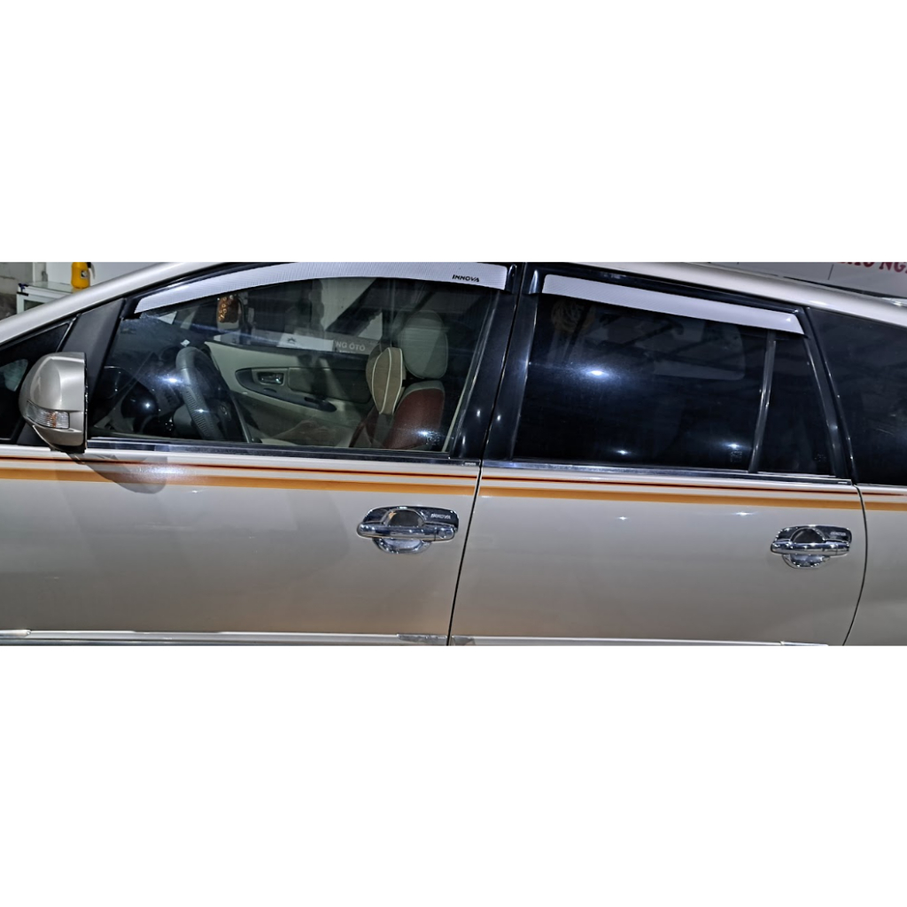 Nẹp Viền chân kính 4 chi tiết TOYOTA Innova 2006-2015