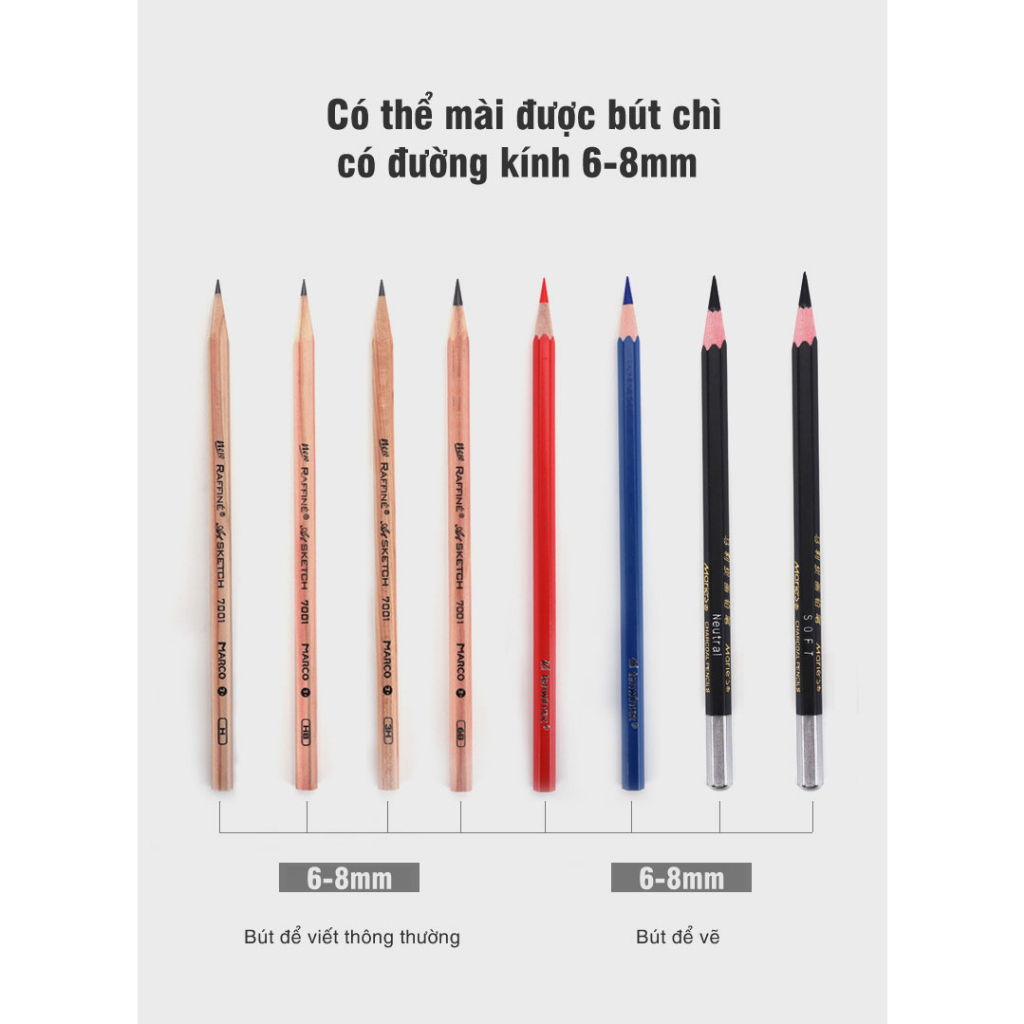 Máy Gọt Bút Chì Cao Cấp Hàng Chính Hãng TENWIN