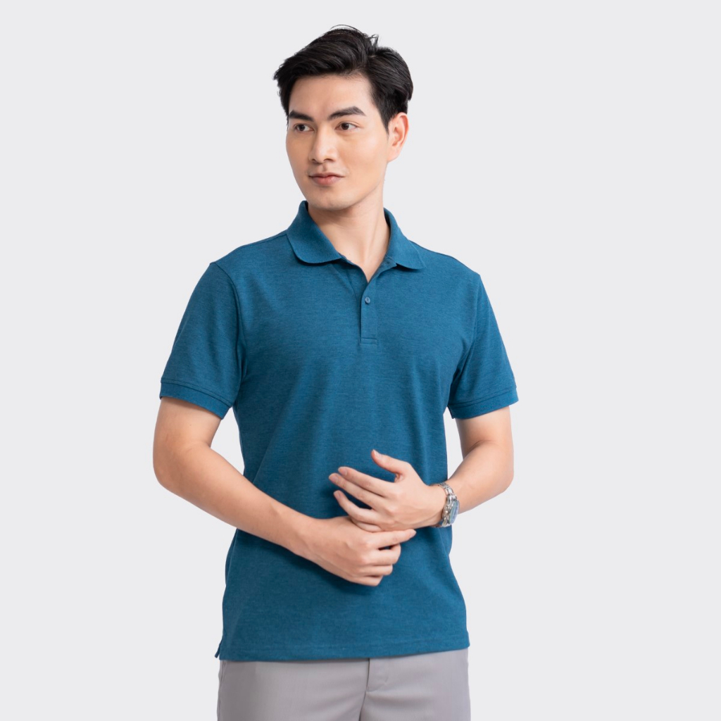 Áo polo nam INSIDEMEN có cổ cotton 6 màu trơn basic cao cấp thấm hút mồ hôi IPSR10