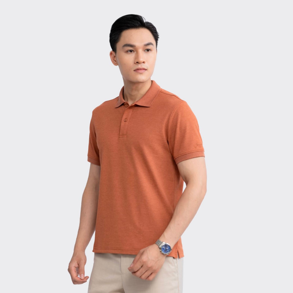 Áo thun polo nam INSIDEMEN có cổ cotton 6 màu trơn basic cao cấp thấm hút mồ hôi IPSR10