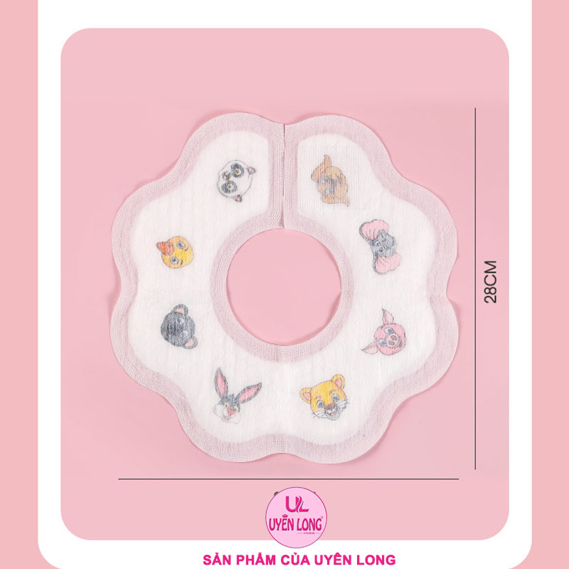 Yếm Thấm Dãi Rớt Cho Bé Sử Dụng 1 Lần, An Toàn Cho Bé, Thuận Lợi Cho Mẹ, Dễ Dàng Mang Theo