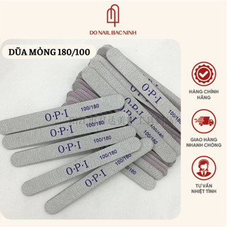 Dũa mỏng OPI , dũa gầm móng tay độ nhám 100/180 và 180/240