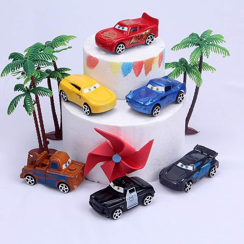 Set 6 oto trang trí bánh kem