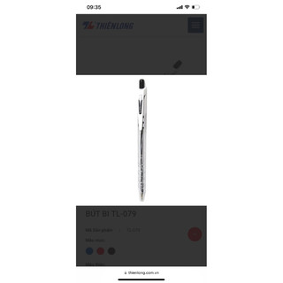 bút bi Thiên Long 079 (Hộp 20 cây)