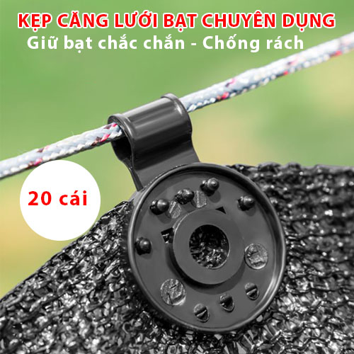 Bộ 20 Móc Kẹp Căng Bạt Chuyên Dụng Che Nắng Che Mưa, Thu Vào Kéo Ra Dễ Dàng Không Tốn Sức, Che Nắng Sân Vườn, Cây Cối