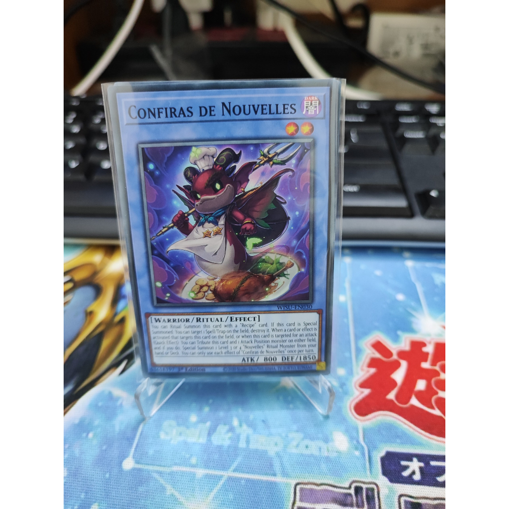1 lá thẻ bài Confiras de Nouvelles - WISU-EN030 - Super Rare 1st Edition