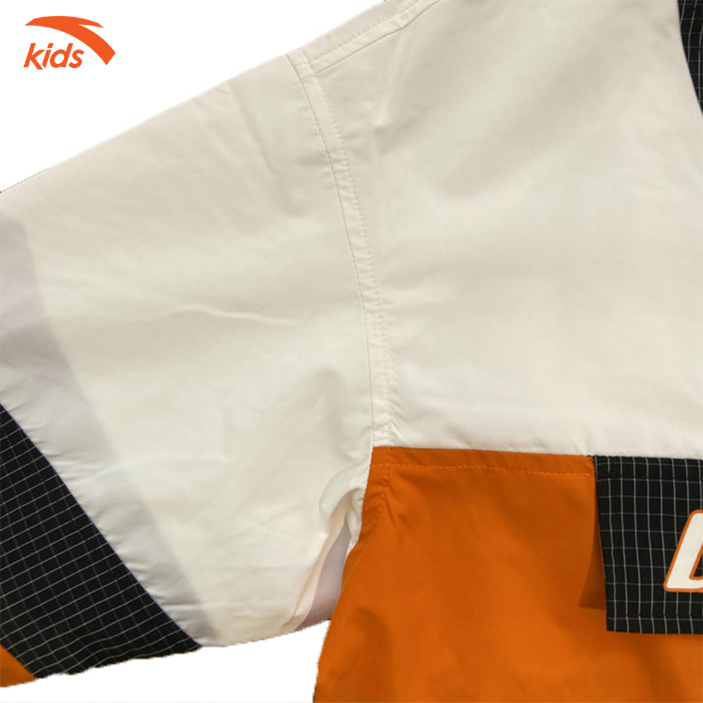 Áo khoác gió bé trai Anta Kids chất liệu chống nước, kiểu dáng hoodie 352138650