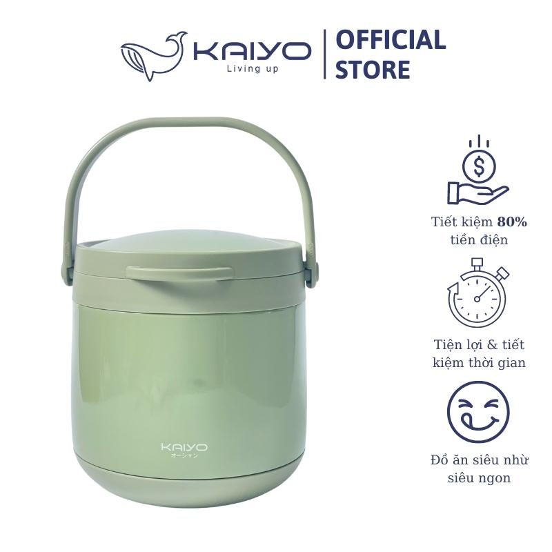 Nồi ủ chân không KAIYO, màu xanh mint, dung tích 4,5 lit [mã: KTC45M]