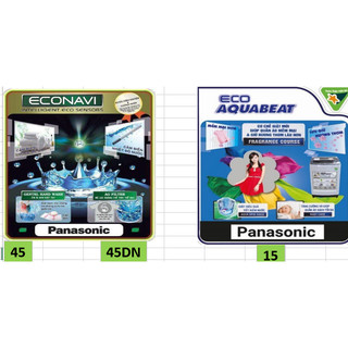 Tem Decan Dán Máy Giặt Panasonic - Miếng Dán Máy Giặt Panasonic (Nhiều Mẫu Để Lựa Chọn)