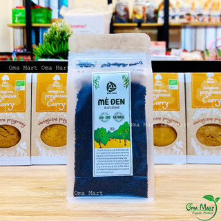 Hạt mè đen Đồng Thuận 200g - Mè đen nguyên hạt làm sữa hạt, nấu cháo ăn dặm, làm muối mè