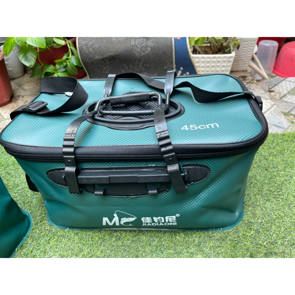 Thùng đựng cá cao cấp màu xanh chính hãng MC có từ 30cm /36cm/40cm/45cm/50cm/60cm