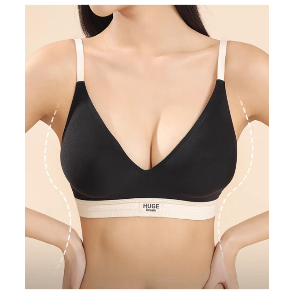 Áo ngực nữ không gọng đệm mút mỏng ôm ngực vận động thoải mái chống chảy xệ DEVARI A454