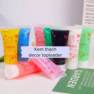 Kem thạch decor toploader 50g kèm sẵn đâu bắt keo