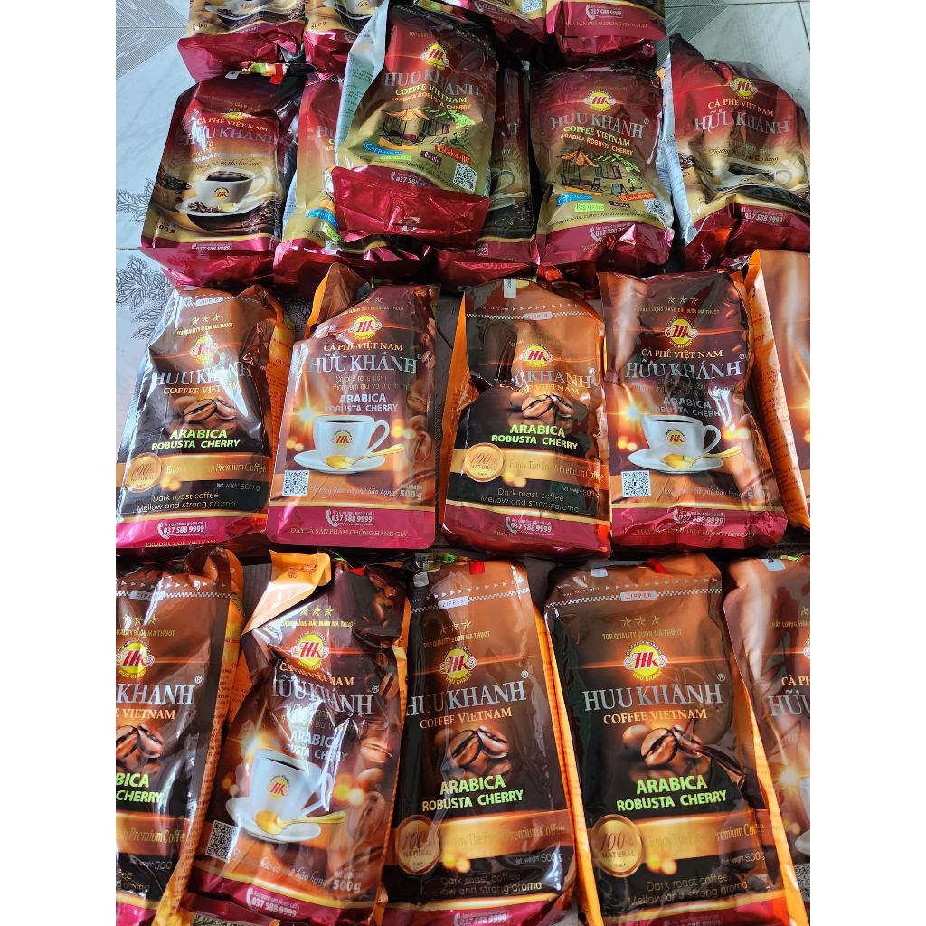 Combo 5 gói cà phê Hữu Khánh 3 sao