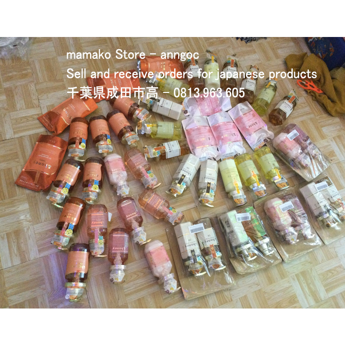 Dầu gội Vcrea Organic‎ &Honey Creamy  EX Damage/ màu đỏ Creamy Honey 450ml/dành cho tóc hư tổn