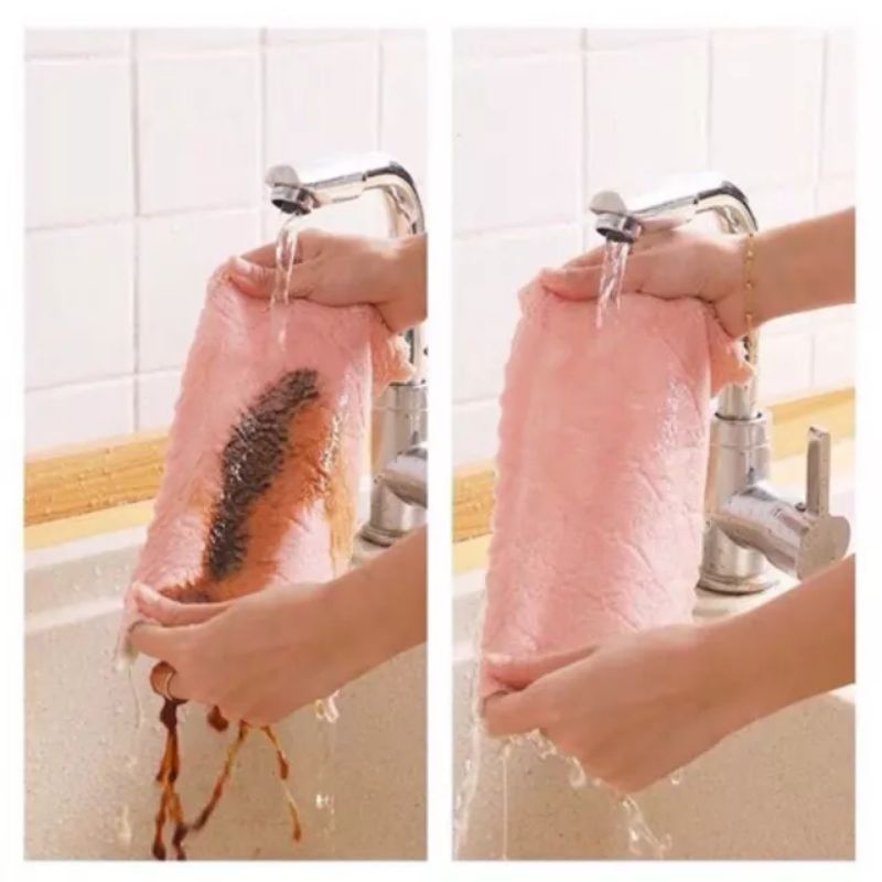 Bộ 10 khăn lau đa năng 2 mặt siêu thấm nước cho nhà bếp