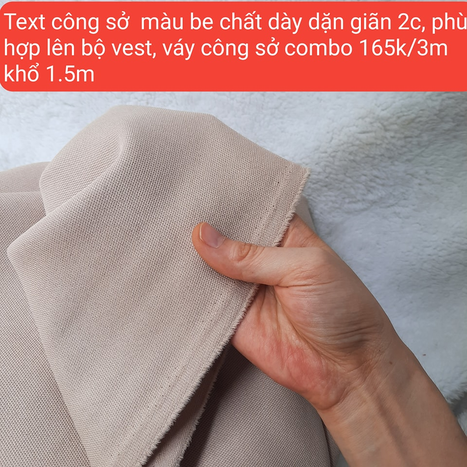 Vải text công sở