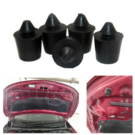Chốt xe hơi ô tô Chất Lượng Cao Navara Sunny Nút Cao Su nắp ca pô Nissan cốp cánh cửa capo cục Đệm Chống Sốc 25mm x 18mm