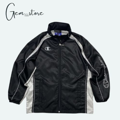 Áo khoác gió Champion Chính Hãng Cao Cấp, Chất Polyster siêu Dày Dặn Unisex Nam/Nữ hàng siêu hót Gem_store M3