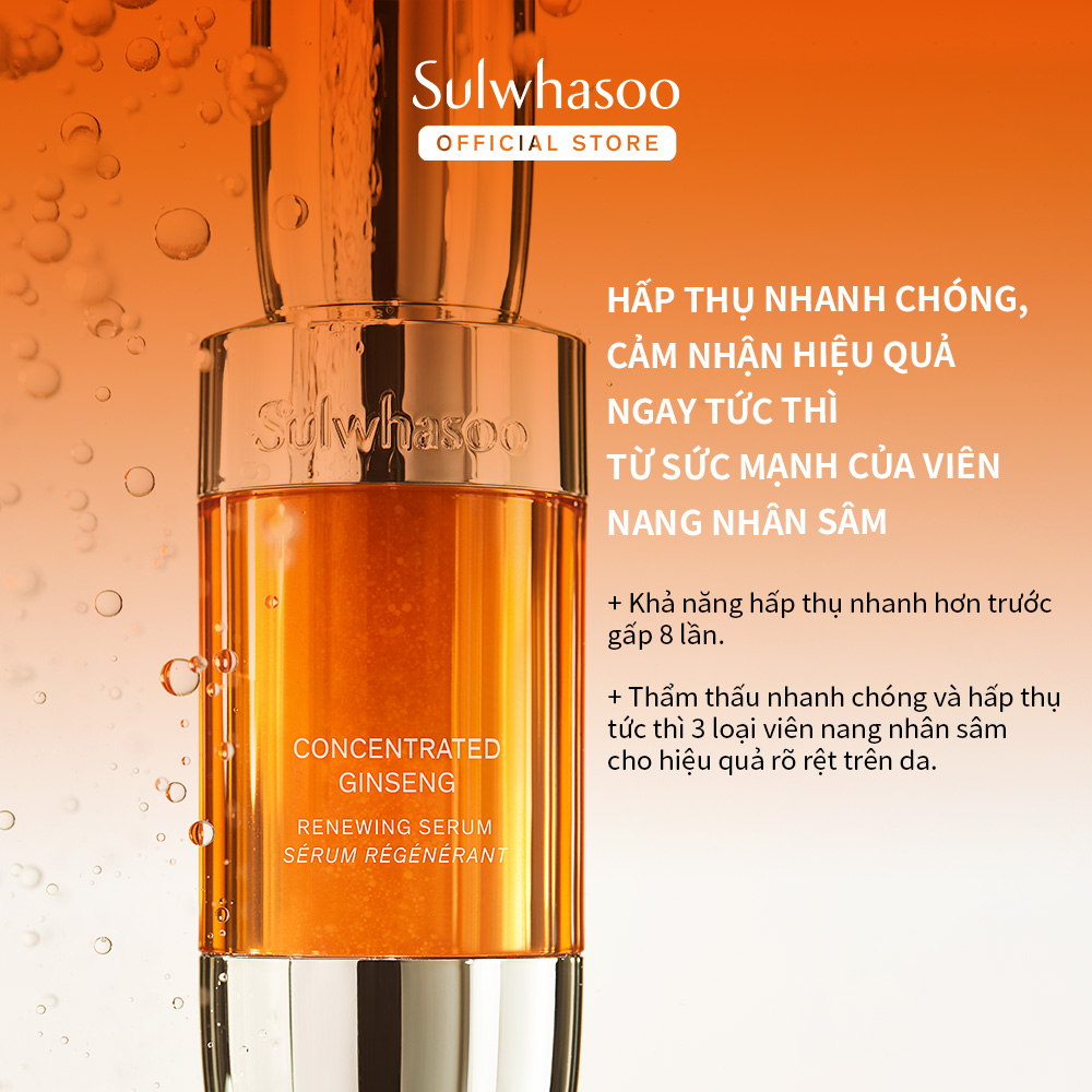 Tinh Chất Phục Hồi Da Sulwhasoo Concentrated Ginseng Renewing Serum 30ml