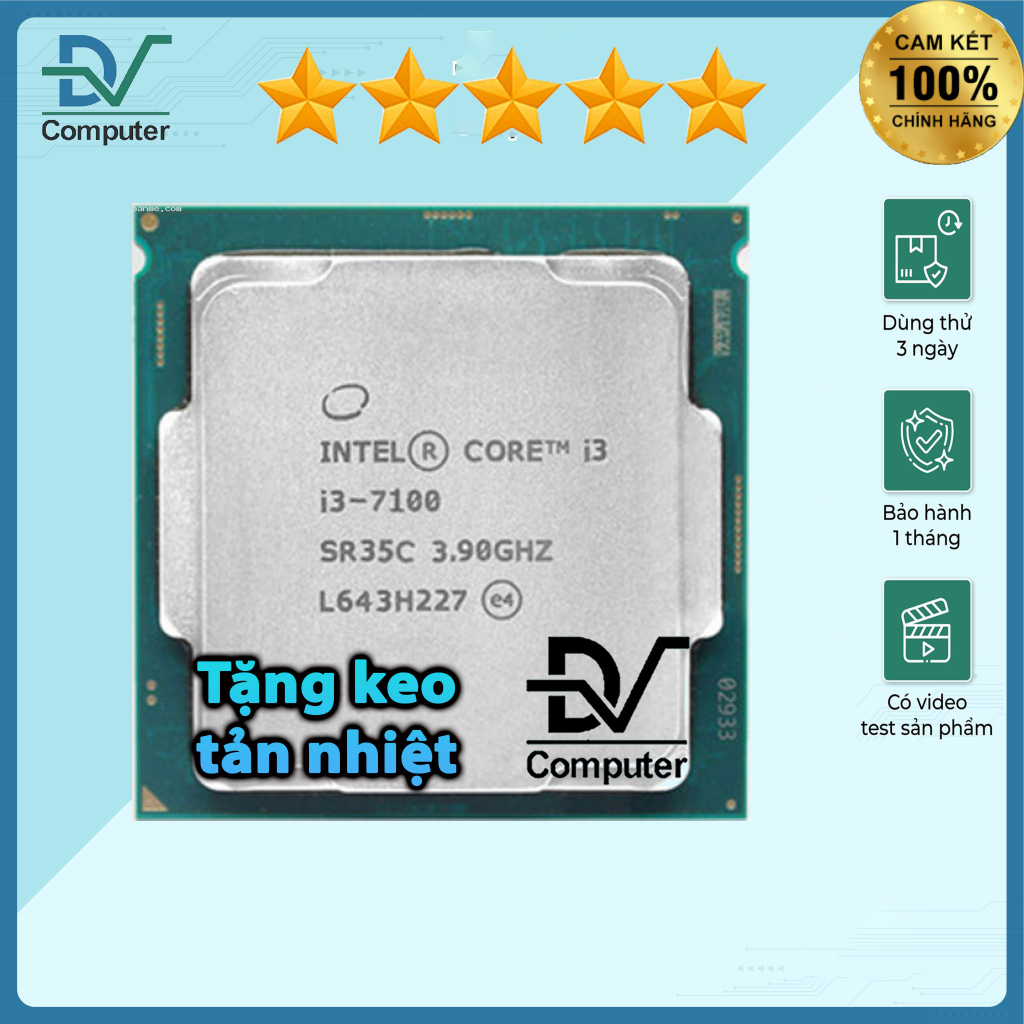 i3 7100 lắp main H110, B150,...