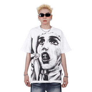 LOCAL BRAND Áo thun The Weird Phong Cách Unisex Form Rộng ATK682