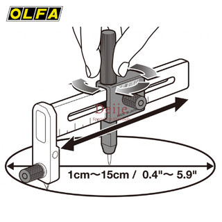 Dao cắt tròn compass OLFA CMP-1 Circle Cutter