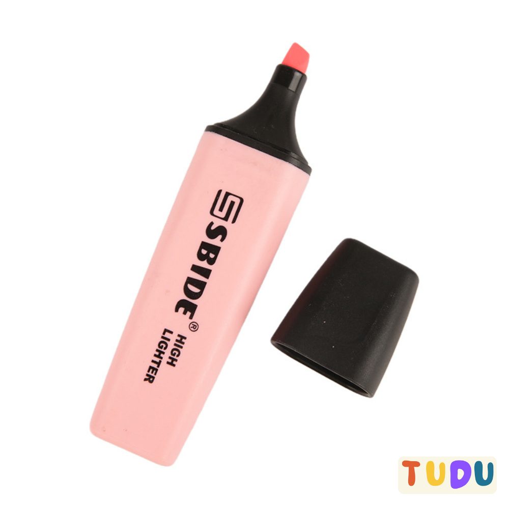 Bút highlight bộ 6 màu sắc nét, bút dạ quang đánh dấu dòng nhớ mực dạ quang Pastel nhanh khô dành cho học sinh sinh viên
