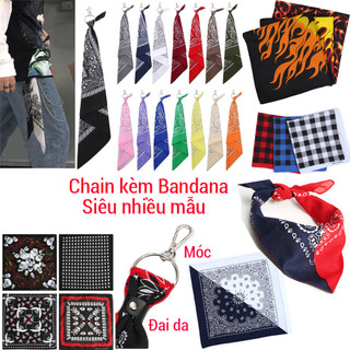 💥SIÊU RẺ💥Chain Quần Kèm Khăn Bandana Streetwear Móc Bandana Hiphop