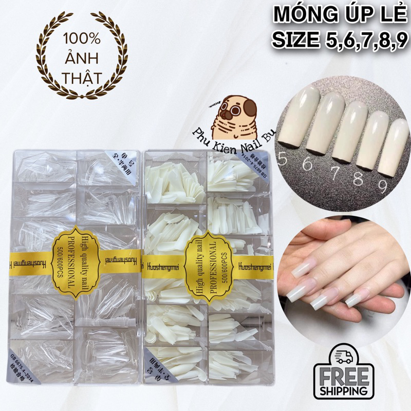 Móng dán HsM lẻ size 1 hộp từ số 5 đến 9
