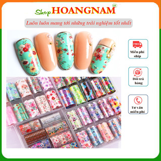 Hộp Phoi To 10 cuộn trang trí chăm sóc móng siêu hot chăm sóc trang trí móng làm đẹp nail shop hoangnam