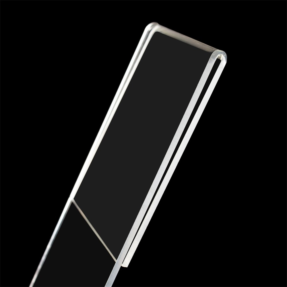 In mã QR Code theo yêu cầu kèm kệ mica chữ L trong suốt, Kệ QR để bàn, Kệ mica