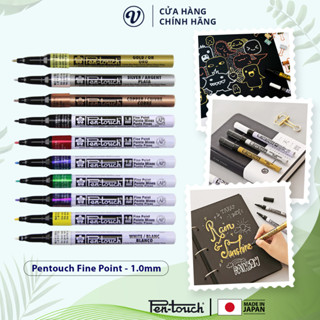 Bút sơn dầu vẽ đa chất liệu Sakura Pentouch Marker - Fine Point 1.0mm