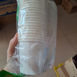 set 10 cốc giấy nhiều màu sắc