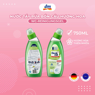 Nước tẩy rửa bồn cầu, toilet, nhà tắm, nhà vệ sinh hương hoa tự nhiên Denkmit WC-Reiniger Nature, 750 ml - DENKMIT30