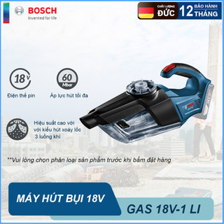Bộ máy hút bụi dùng pin Bosch GAS 18V-1  Bảo hành điện tử 12 tháng