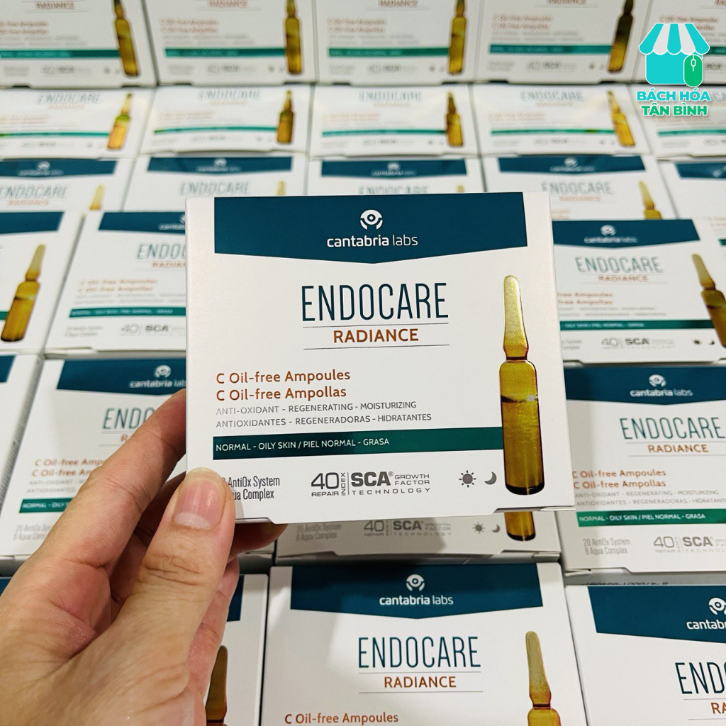 END0CARE Radiance C Oil Free Ampoules - Tinh chất dưỡng ẩm làm săn chắc và phục hồi da