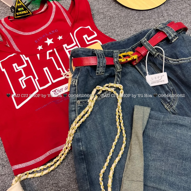 Quần jeans dáng bagy thụng hàng QC + tặng kèm betl đổ ảnh thật - hàng sẵn