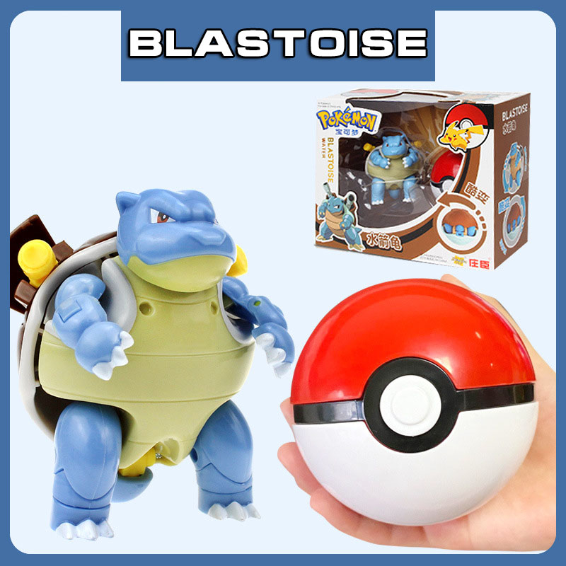 Đồ Chơi Lắp Ráp Mô Hình Qủa Cầu Pokemon Pikachu, Lizardon, Mewto, Blastoise, Bóng Ném Thú Pikachu Dành Cho Bé