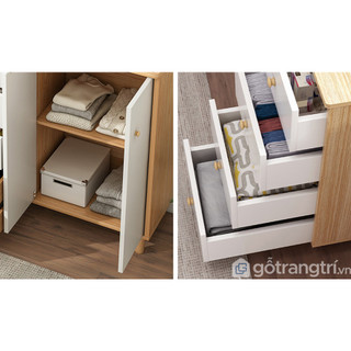Tủ Để Đồ Tủ Bếp Hiện Đại Bằng Gỗ MDF Yapi-124