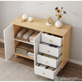 Tủ Để Đồ Tủ Bếp Hiện Đại Bằng Gỗ MDF Yapi-124
