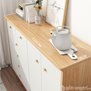 Tủ Để Đồ Tủ Bếp Hiện Đại Bằng Gỗ MDF Yapi-124