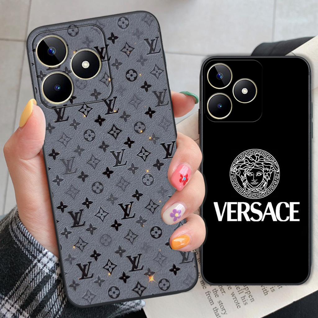 Ốp Realme C53 / NARZO N53 in logo các thương hiệu nổi tiếng siêu sang, siêu cá tính