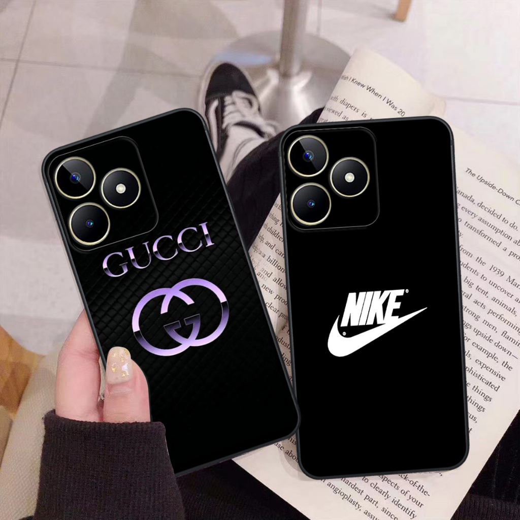 Ốp Realme C53 / NARZO N53 in logo các thương hiệu nổi tiếng siêu sang, siêu cá tính