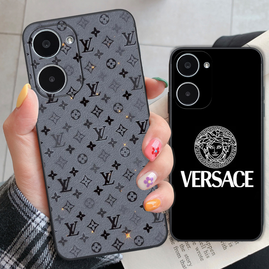 Ốp Realme 10 in logo các thương hiệu nổi tiếng siêu sang, siêu cá tính